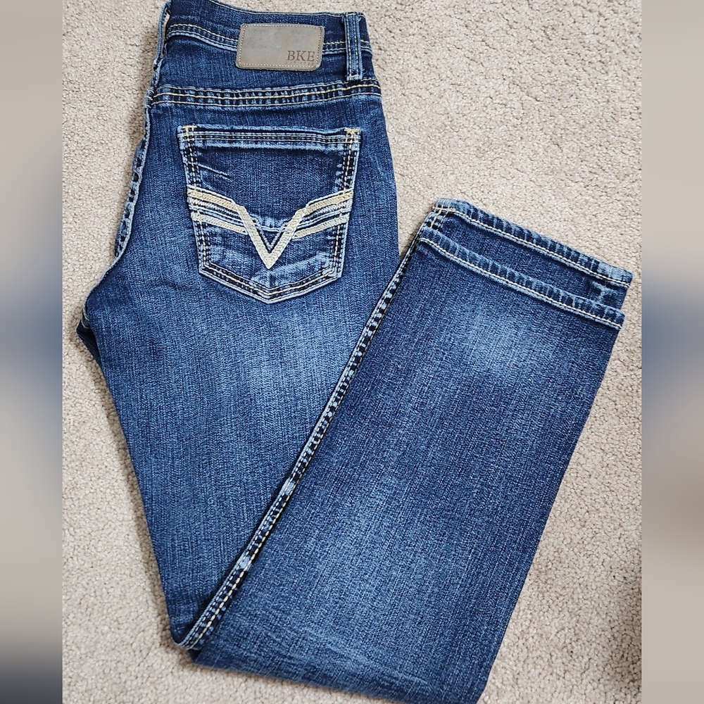 BKE Jake Straight Blue Denim Jeans